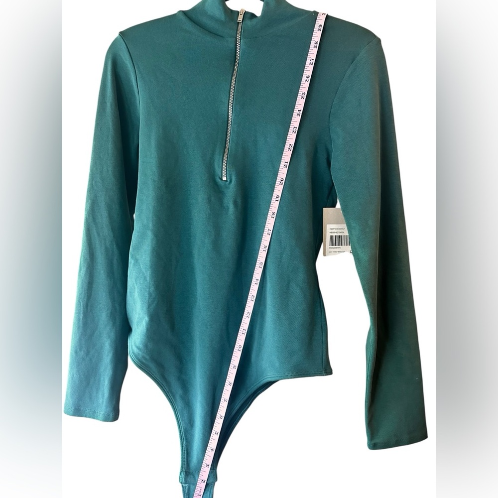 NWT Pact Dark Green Women's Bodysuit - Picture 9 of 9